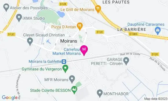 Localisation Carrefour Market