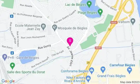 Localisation Carrefour Market