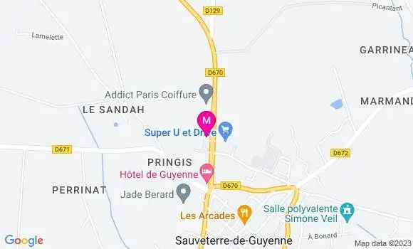 Localisation Station U
