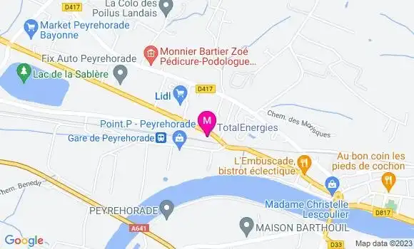 Localisation TotalEnergies