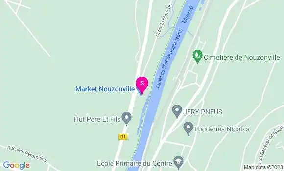Localisation Carrefour Market