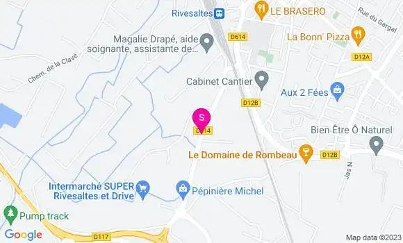 Localisation Intermarché Station