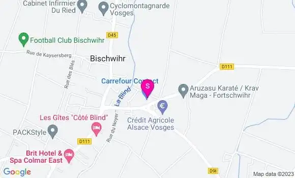 Localisation Carrefour Contact