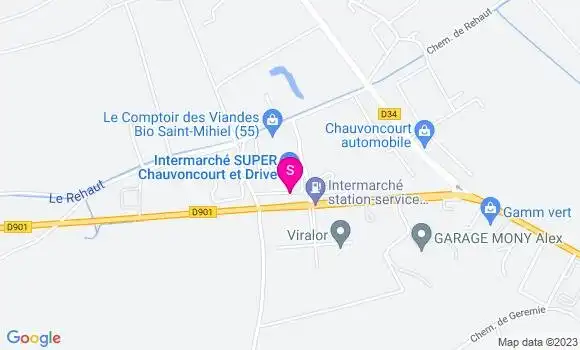 Localisation Intermarché Station