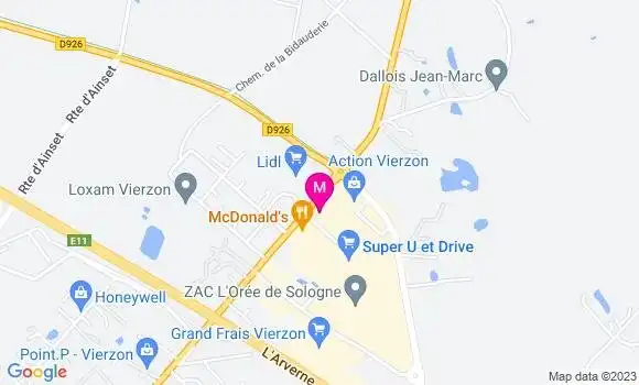 Localisation Station U