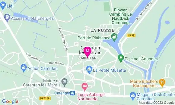 Localisation Station Leclerc