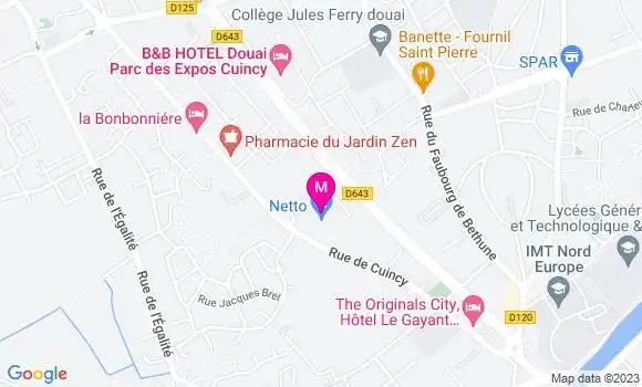 Localisation Netto Station