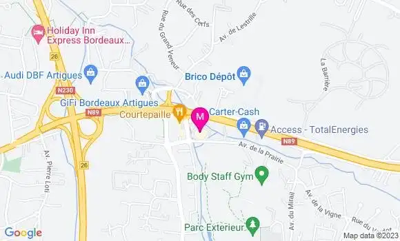 Localisation Auchan