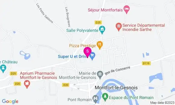 Localisation Super U