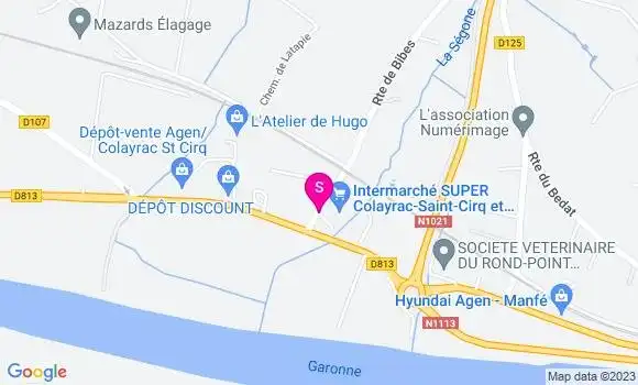 Localisation Intermarché Station