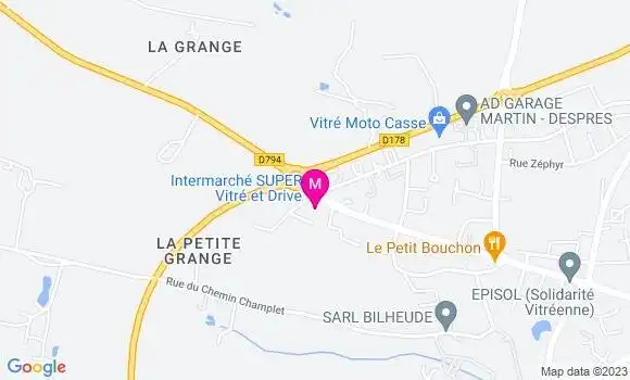 Localisation Intermache Contact
