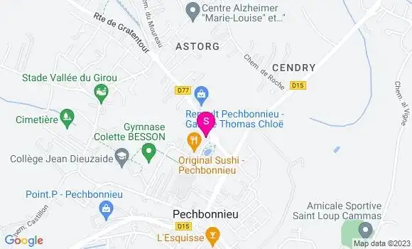 Localisation Carrefour Market