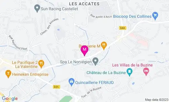 Localisation Carrefour Market