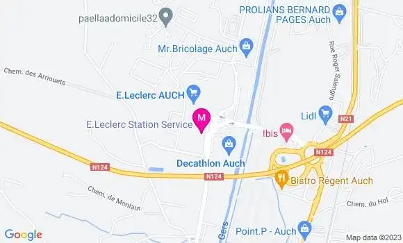Localisation Station Leclerc