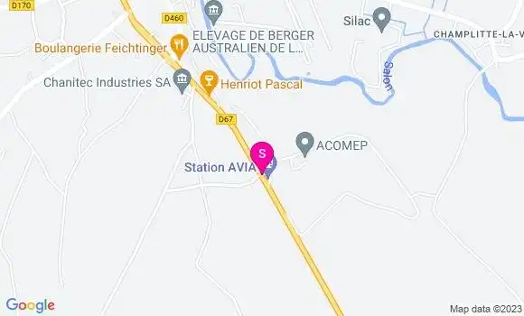 Localisation Station Avia