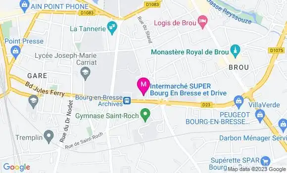 Localisation Intermarché Station