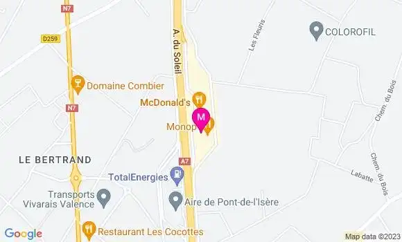 Localisation Station Avia Latitude 45