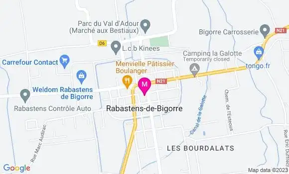 Localisation Carrefour Contact