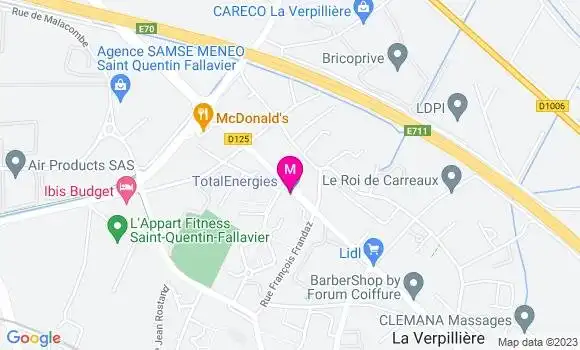Localisation TotalEnergies