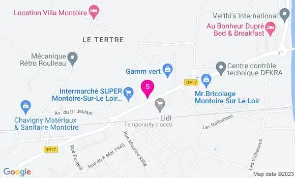Localisation Intermarché Station