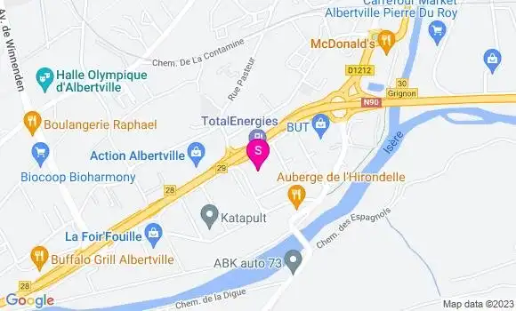 Localisation TotalEnergies