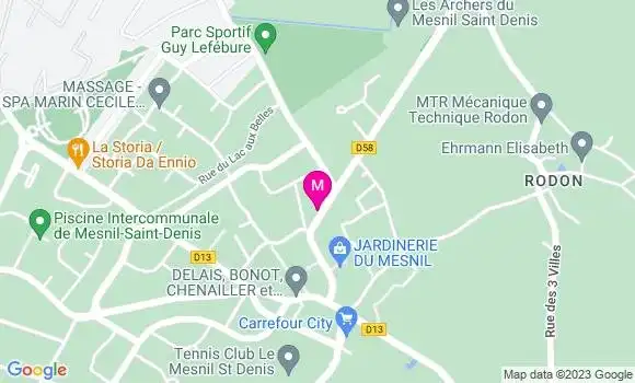 Localisation Garage le Mesnil