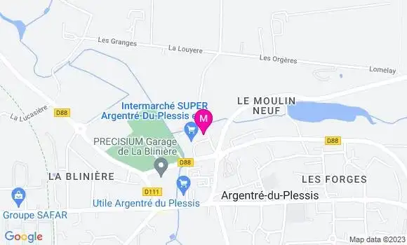 Localisation Station Intermarché