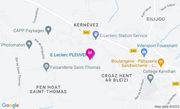Localisation Station Leclerc