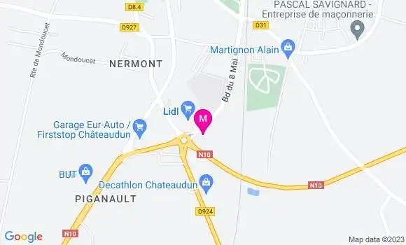 Localisation Chateaudun Snvra