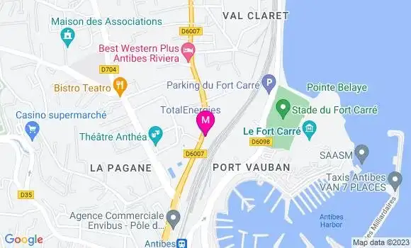 Localisation TotalEnergies