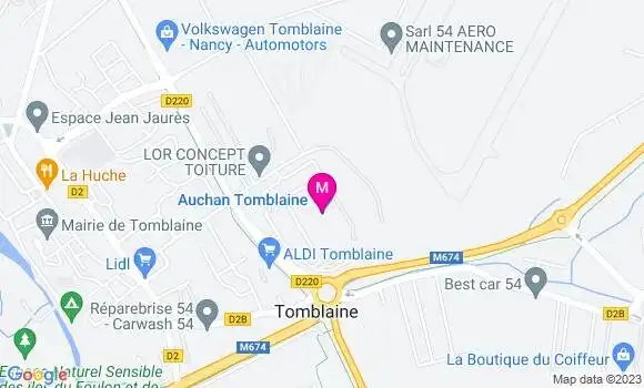 Localisation Auchan Station