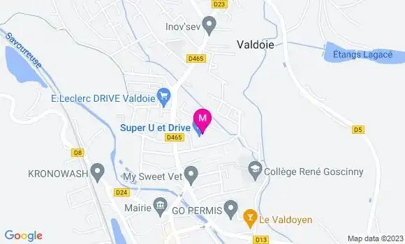 Localisation Super U