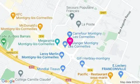 Localisation Carrefour Market