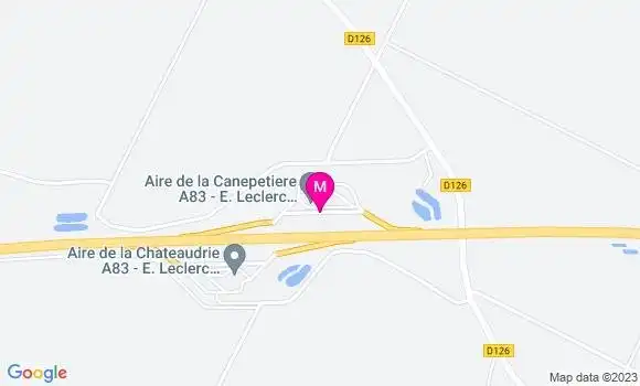 Localisation Aire de la Canepetiere