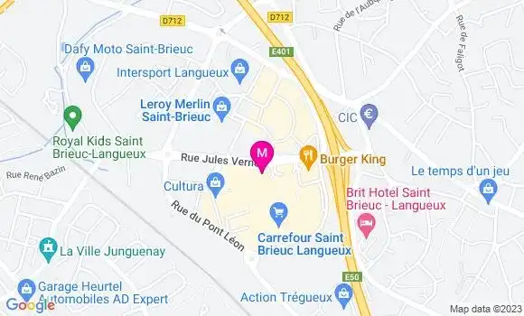 Localisation Station Carrefour